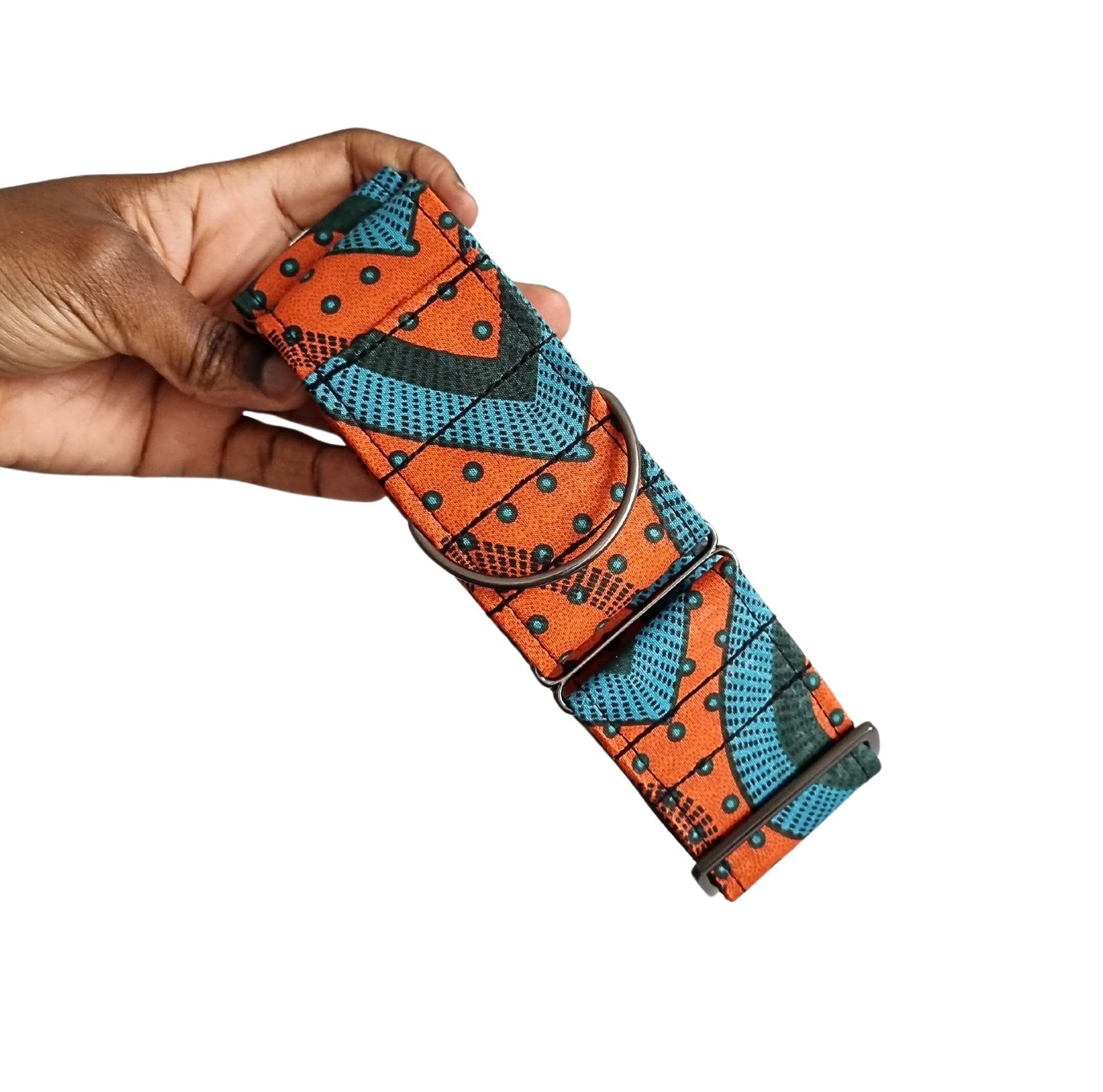 ADA African Print Martingale Dog Collar Bhooki