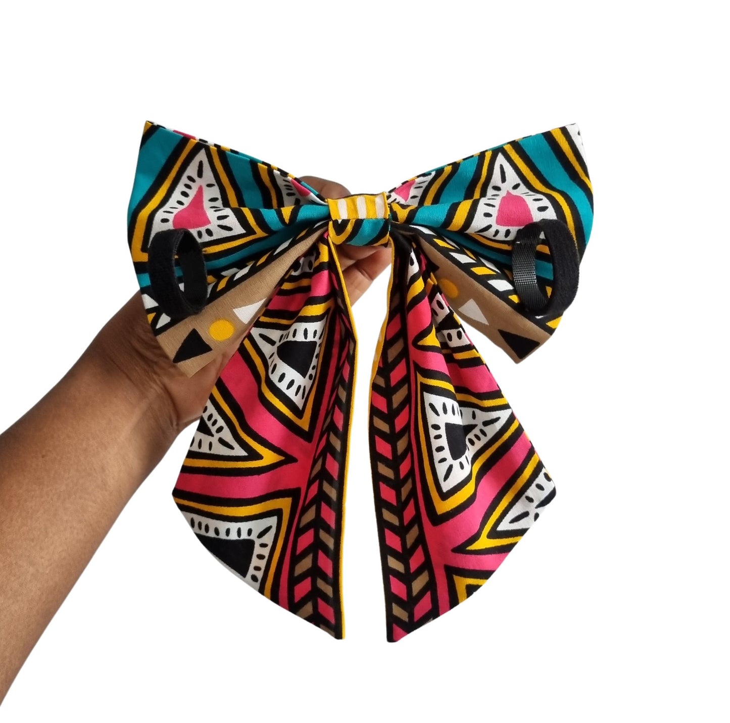 LARA African Print Sailor Bow Tie