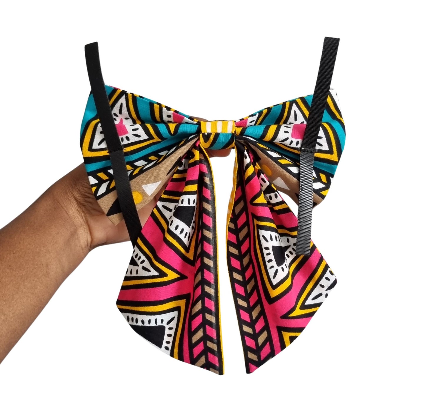 LARA African Print Sailor Bow Tie