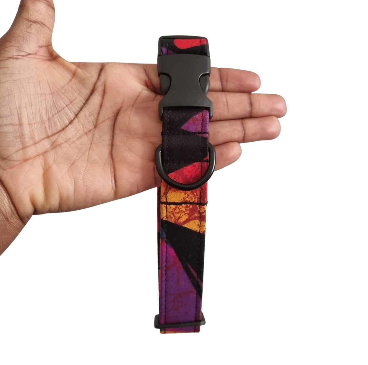 TOMI AFRICAN PRINT DOG COLLAR