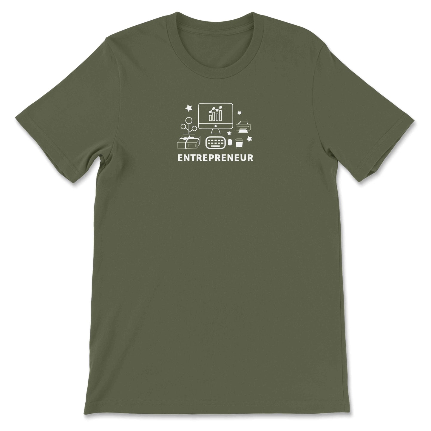 Entrepreneur Unisex Graphic T-shirt Military Bhooki