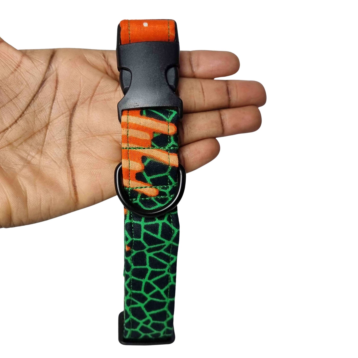 KINFE AFRICAN PRINT DOG COLLAR BHOOKI
