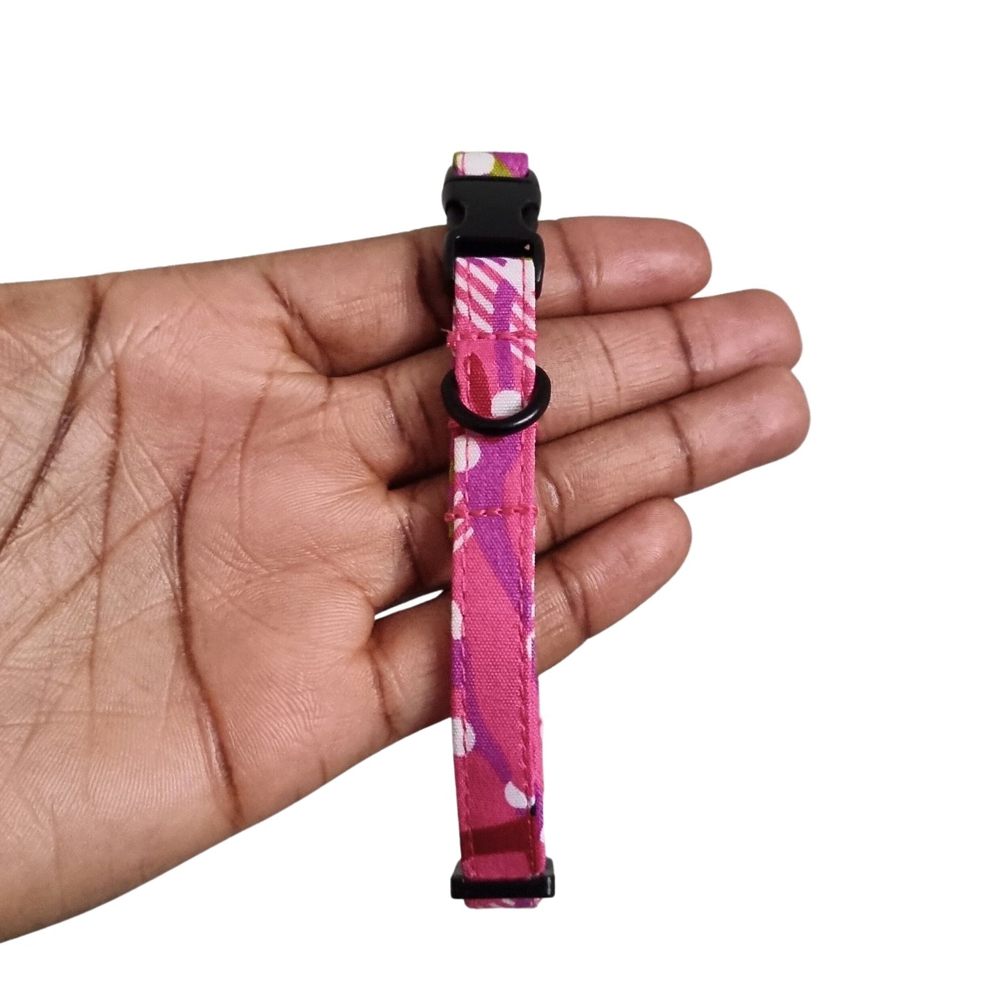 KOSI — Pink & Purple Polka Dot Cat Collar