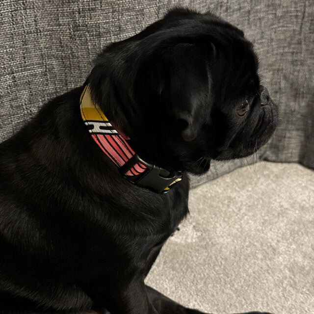LARA AFRICAN PRINT DOG COLLAR | BHOOKI