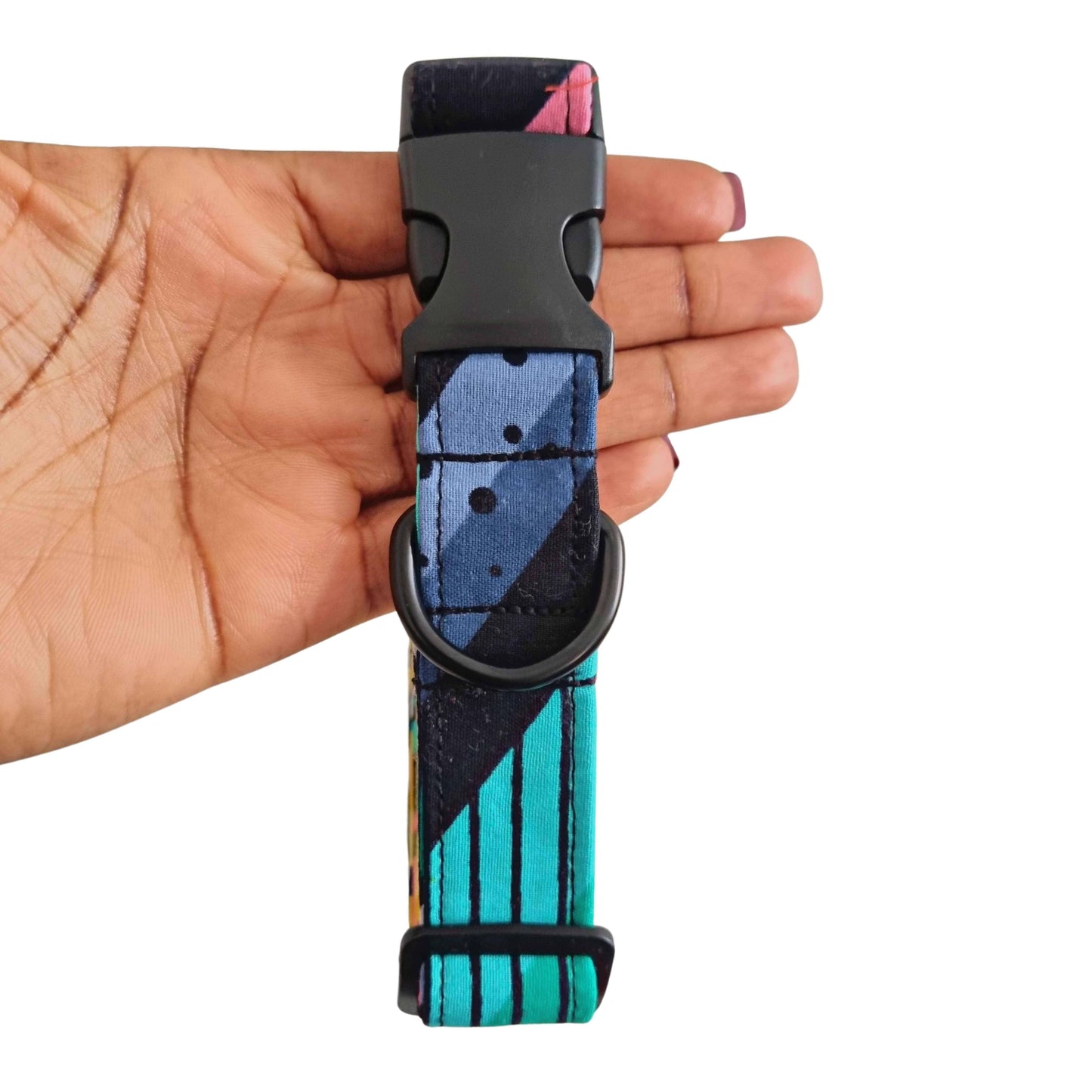 OPE AFRICAN PRINT DOG COLLAR BHOOKI