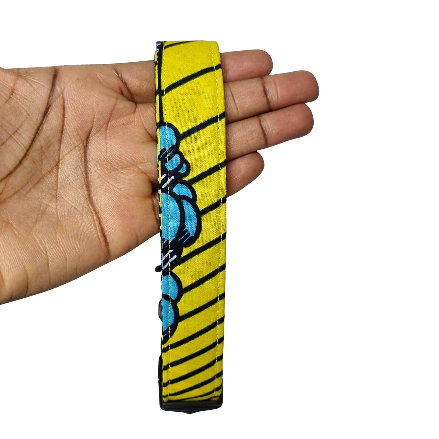 SOMI AFRICAN PRINT DOG COLLAR BHOOKI