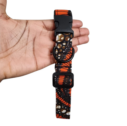 AJIRI AFRICAN PRINT DOG COLLAR