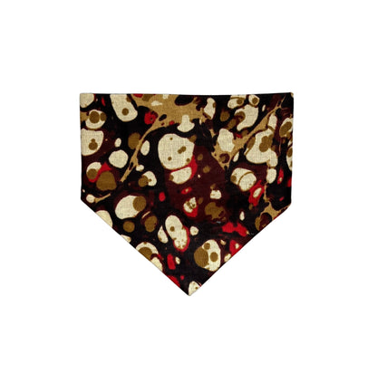 EBUBE — Black, Red & Cream Floral Dog & Cat Bandana