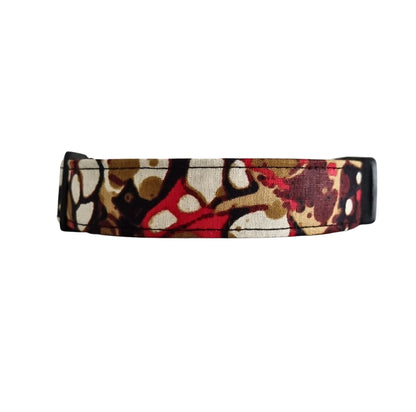 EBUBE AFRICAN PRINT DOG COLLAR