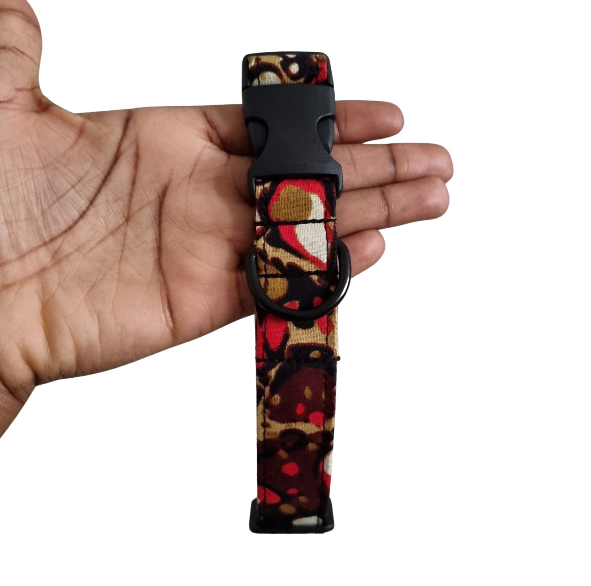EBUBE AFRICAN PRINT DOG COLLAR