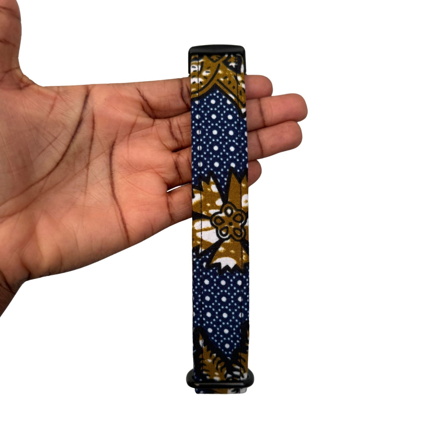 KIKI — Blue & Red Polka Dot Dog Collar