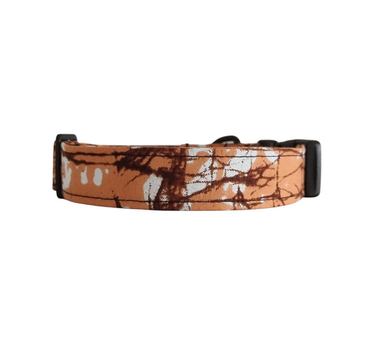 NELO AFRICAN PRINT DOG COLLAR