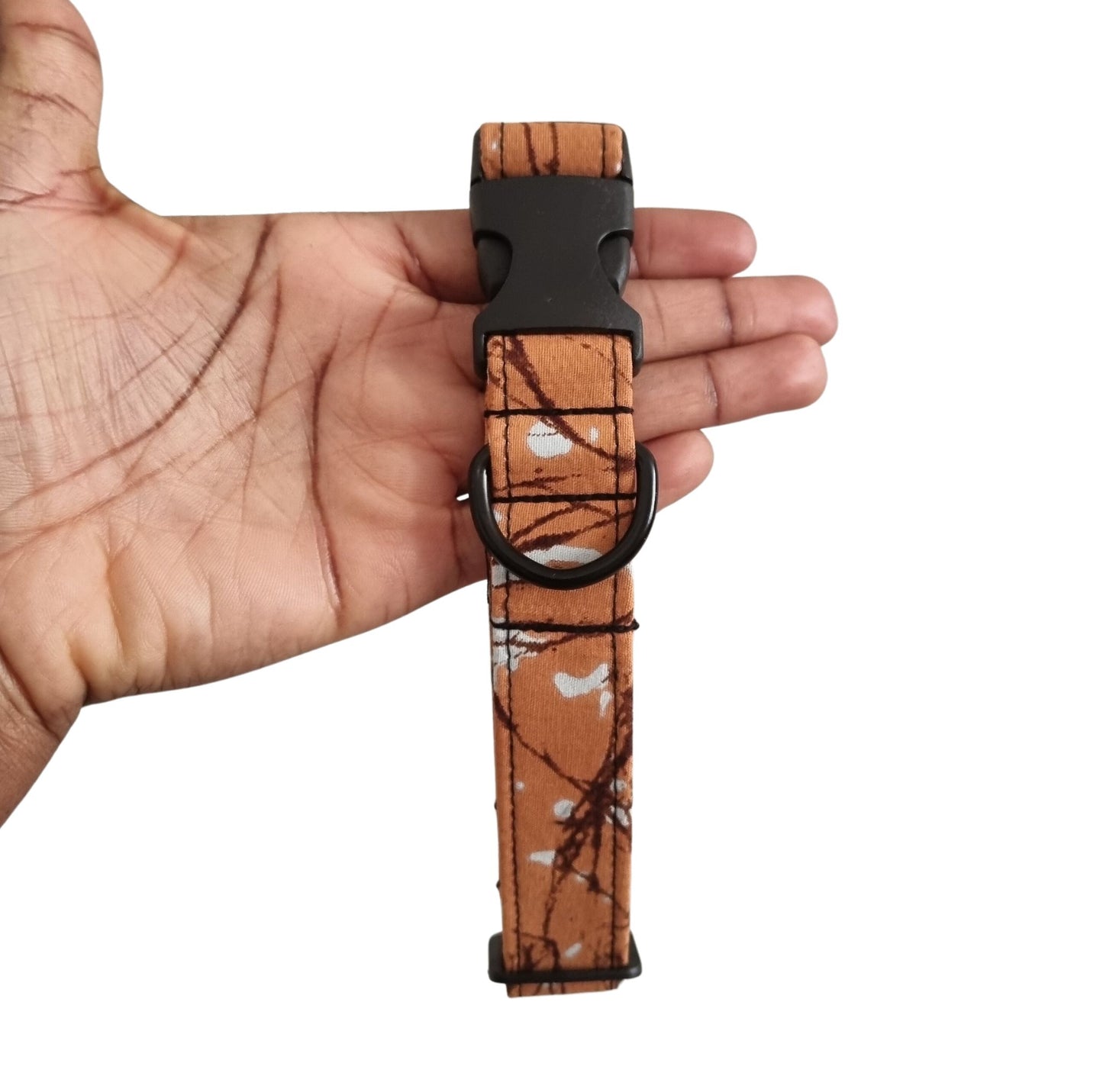 NELO AFRICAN PRINT DOG COLLAR