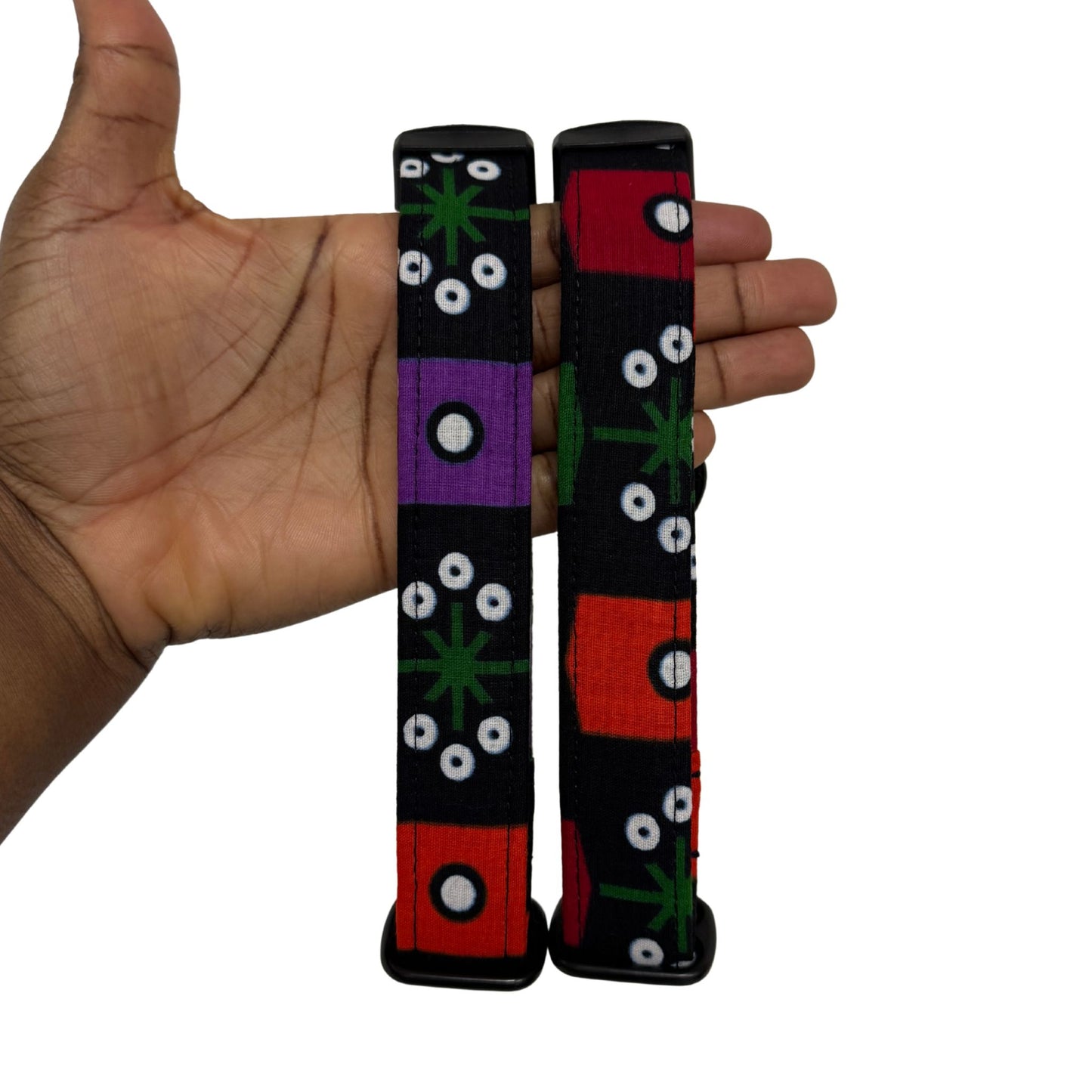 SADE — Black Multicolour Geometric Dog Collar