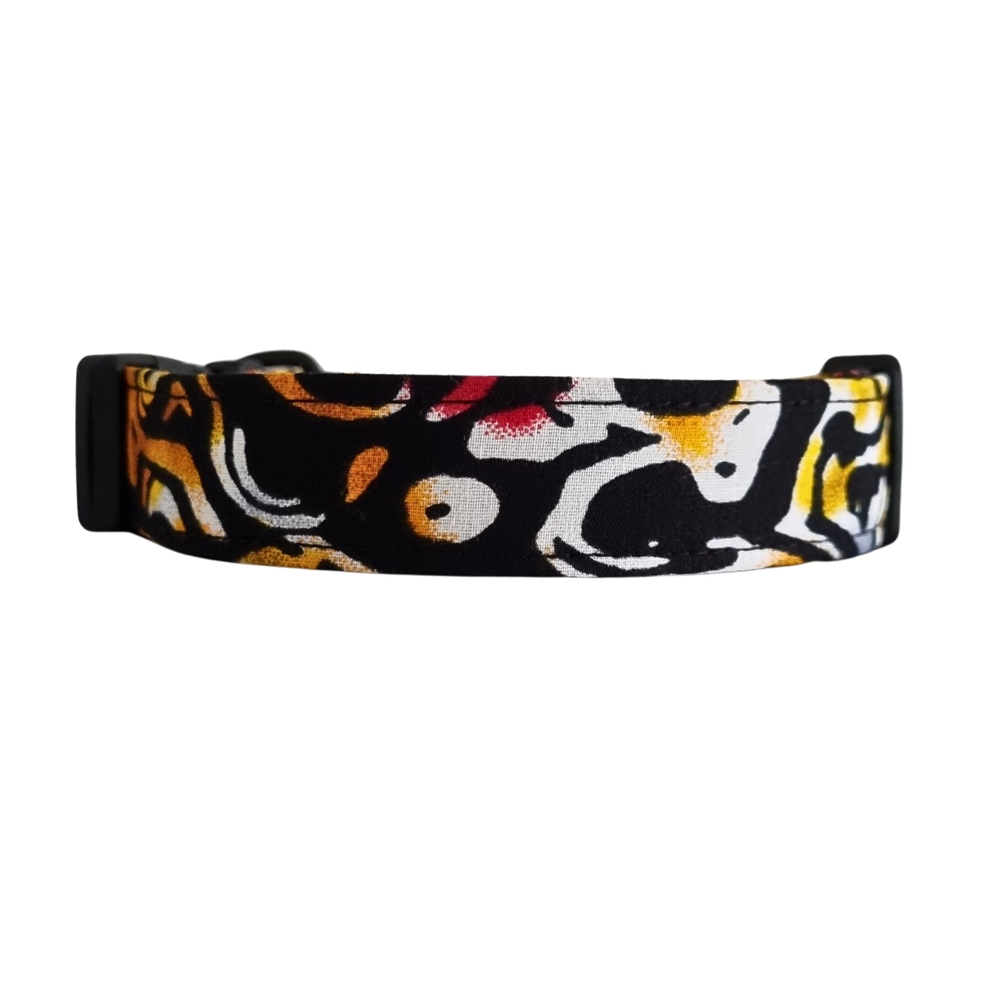 African print dog collar best sale