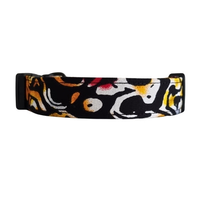 SEYI AFRICAN PRINT DOG COLLAR