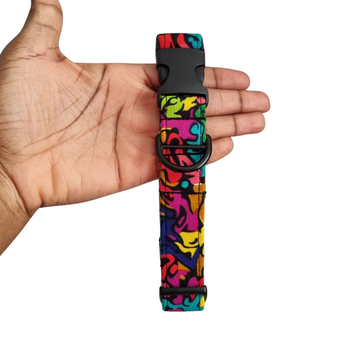 SIMI AFRICAN PRINT DOG COLLAR