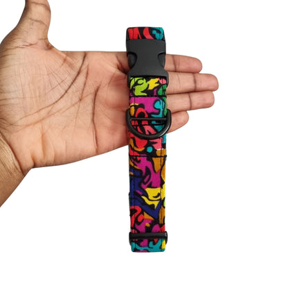 SIMI AFRICAN PRINT DOG COLLAR
