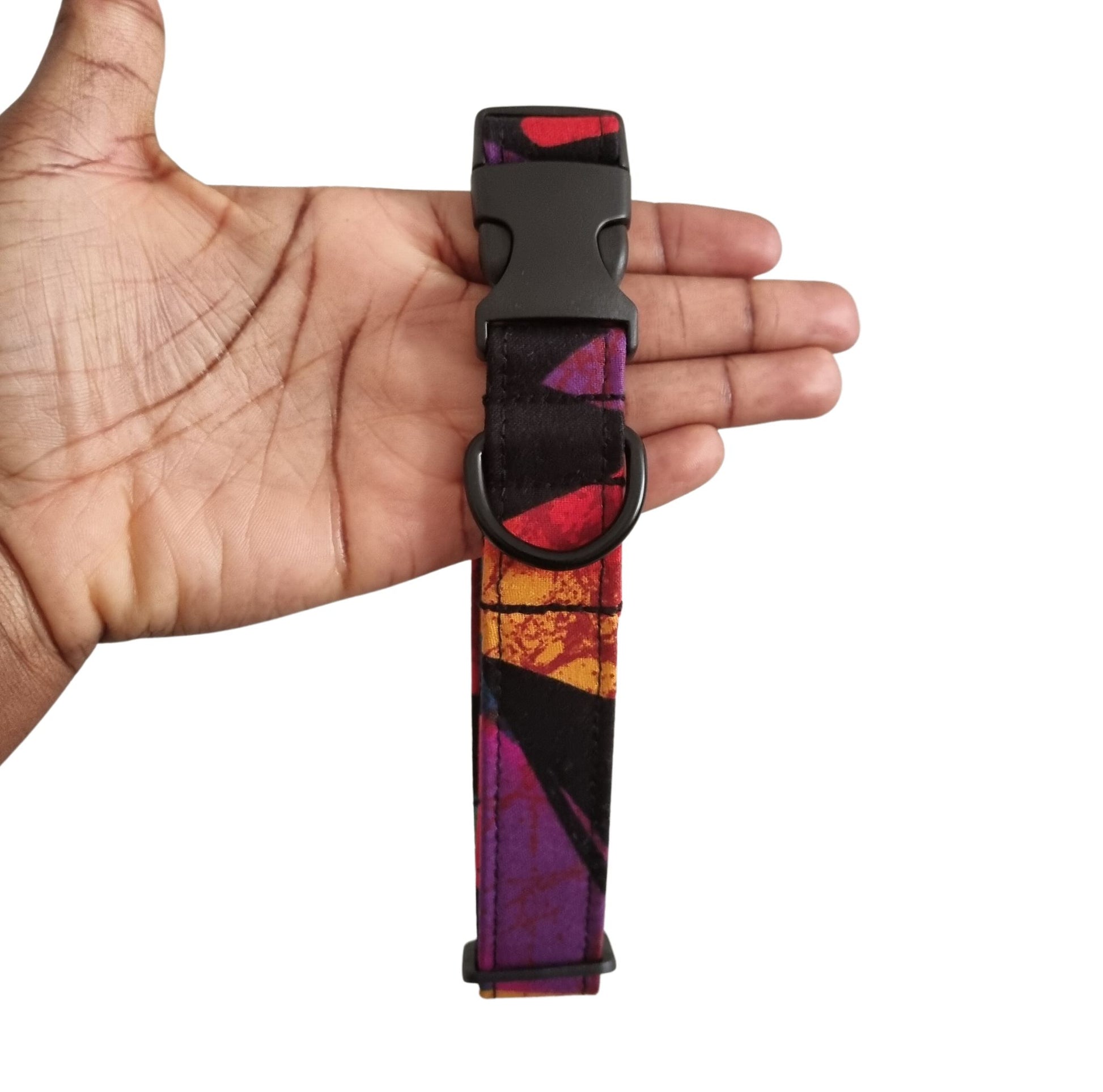 TOMI AFRICAN PRINT DOG COLLAR