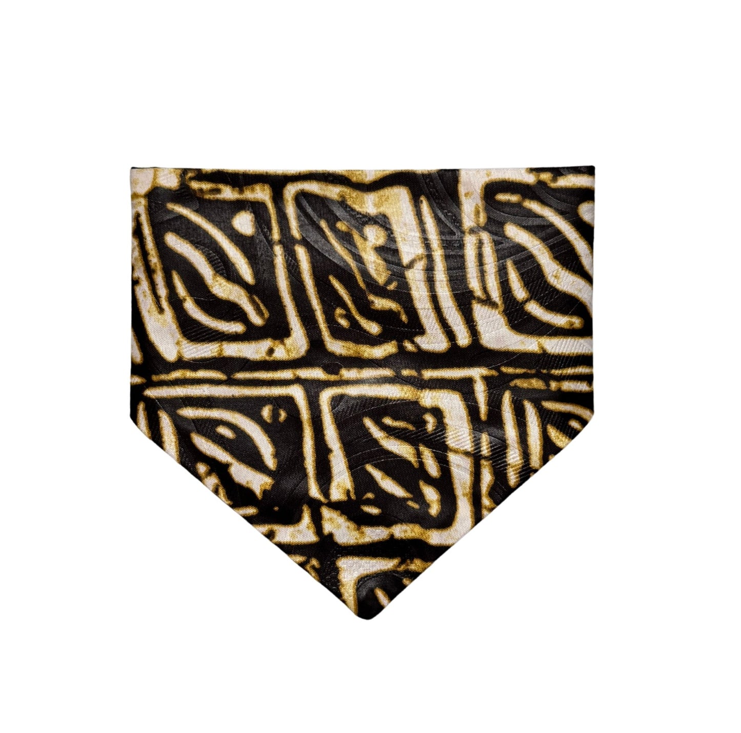 UDUAK — Cream & Gold Geometric Dog & Cat Bandana