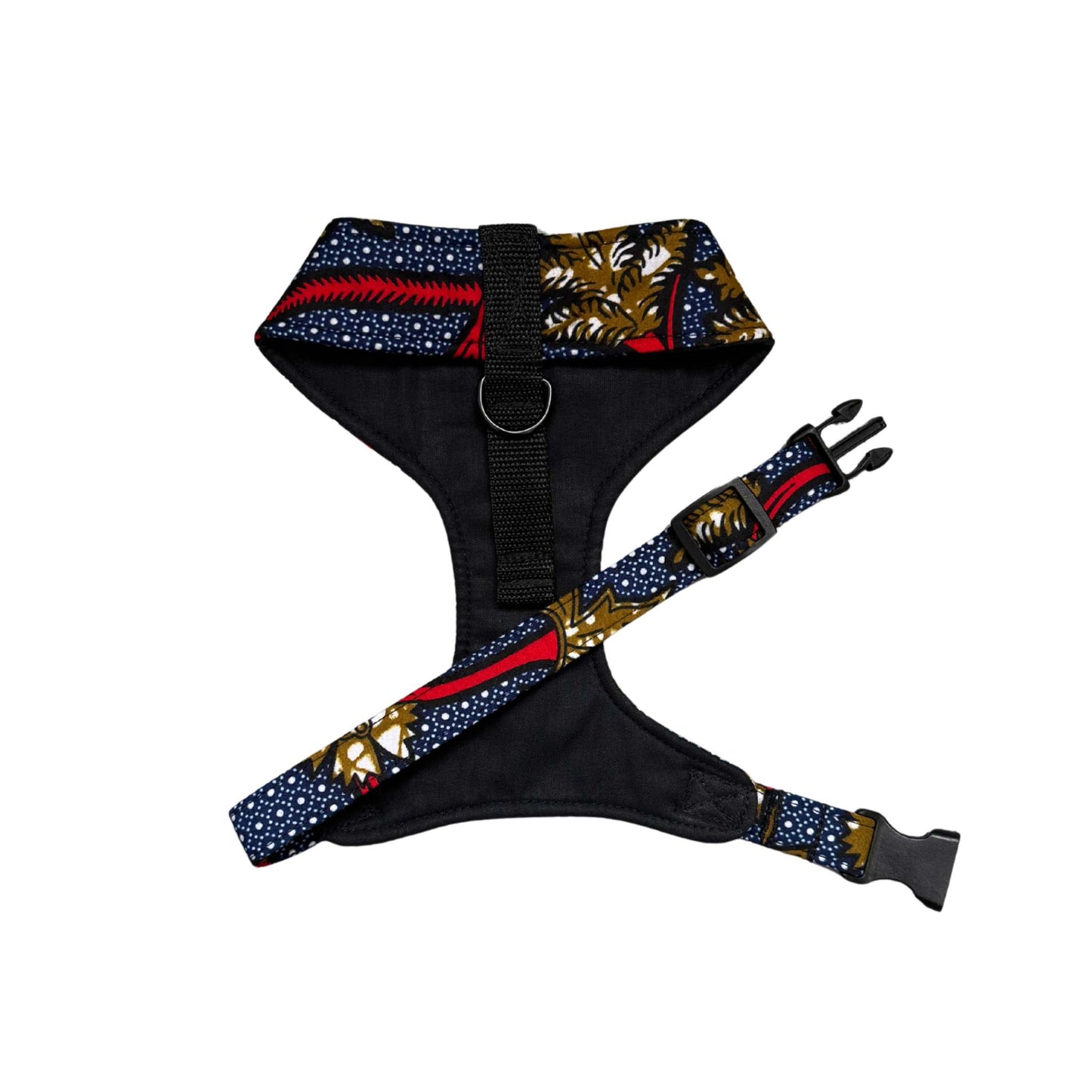 KIKI — Blue & Red Polka Dot Dog Harness
