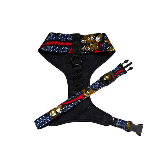 KIKI — Blue & Red Polka Dot Dog Harness