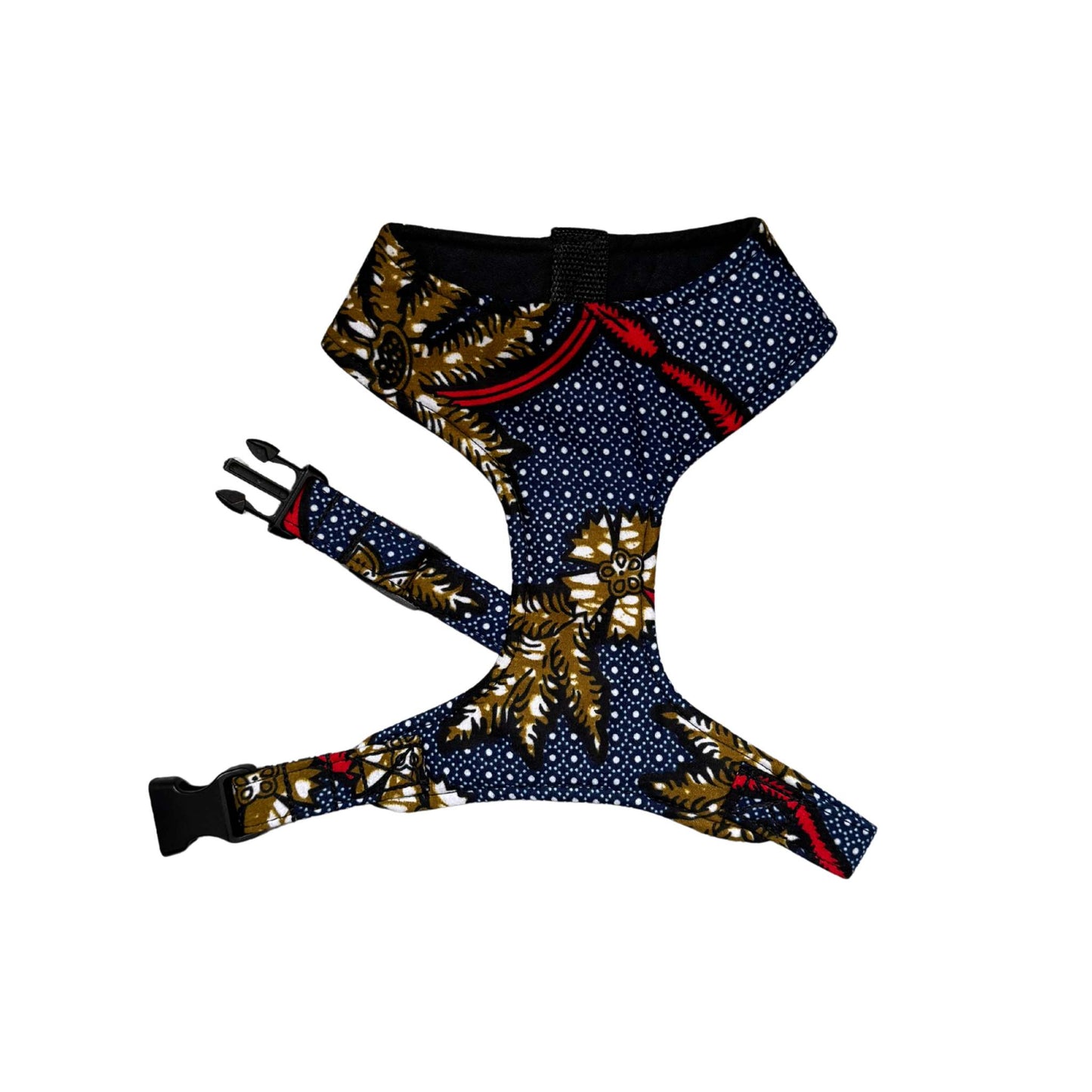 KIKI — Blue & Red Polka Dot Dog Harness