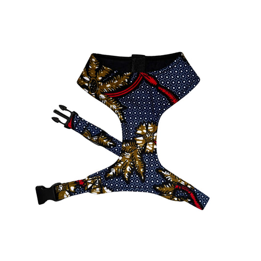KIKI — Blue & Red Polka Dot Dog Harness
