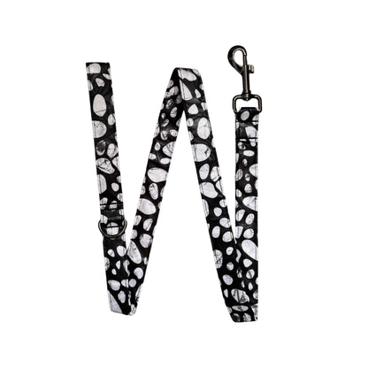 NAZOR — Black & White Polka Dot Dog Lead