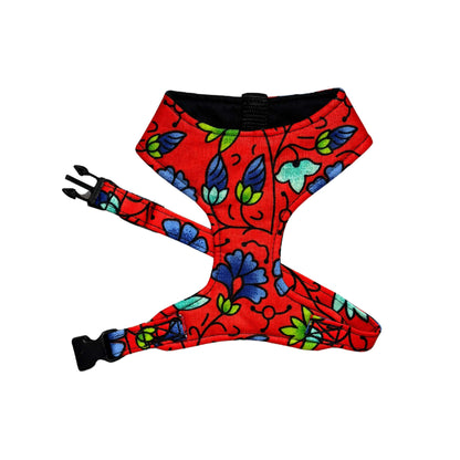 PEJU — Red Floral Dog Harness