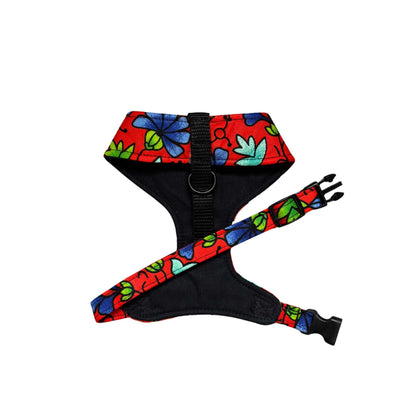 PEJU — Red Floral Dog Harness