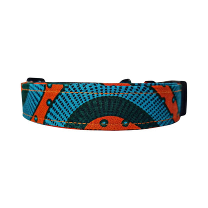 ADA AFRICAN PRINT DOG COLLAR