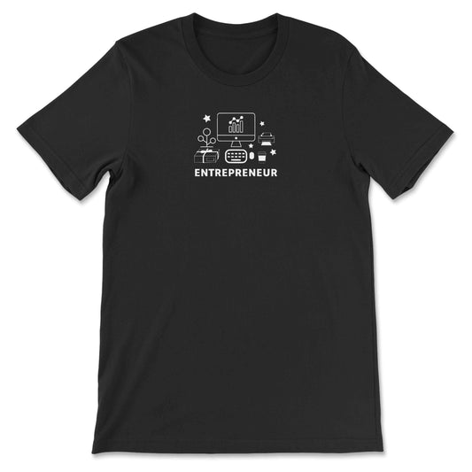 Entrepreneur Unisex Graphic T-shirt Black Bhooki